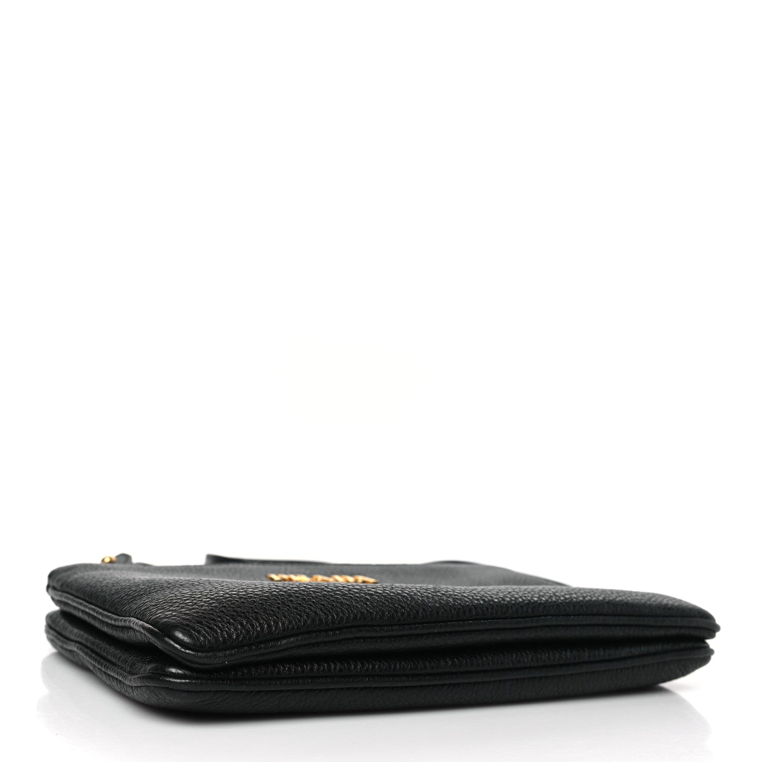 Prada Vitello Phenix Double Zip Crossbody Bag Black 4 of 9