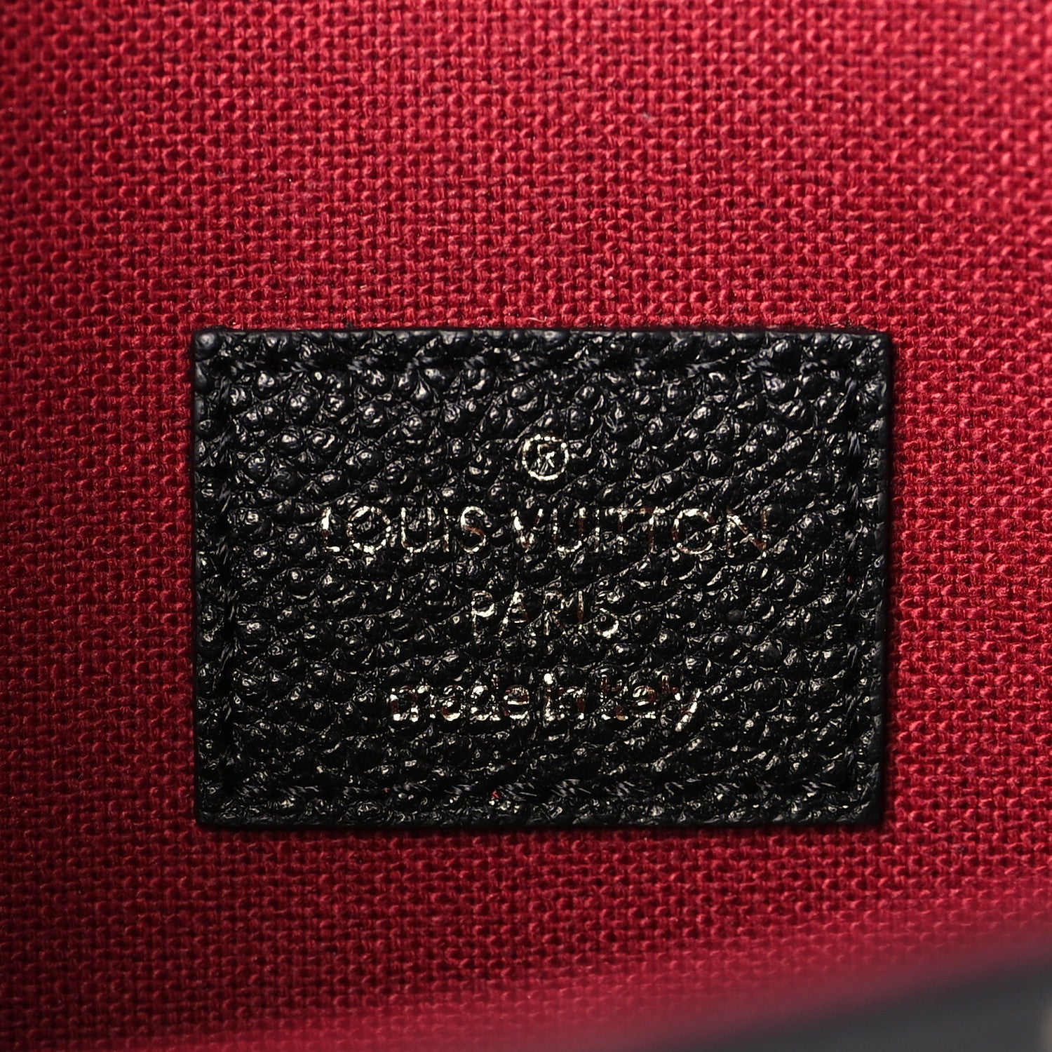 Louis Vuitton Empreinte Monogram Giant Felicie Pochette Black Beige 7 of 9