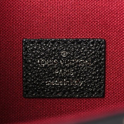 Louis Vuitton Empreinte Monogram Giant Felicie Pochette Black Beige 7 of 9