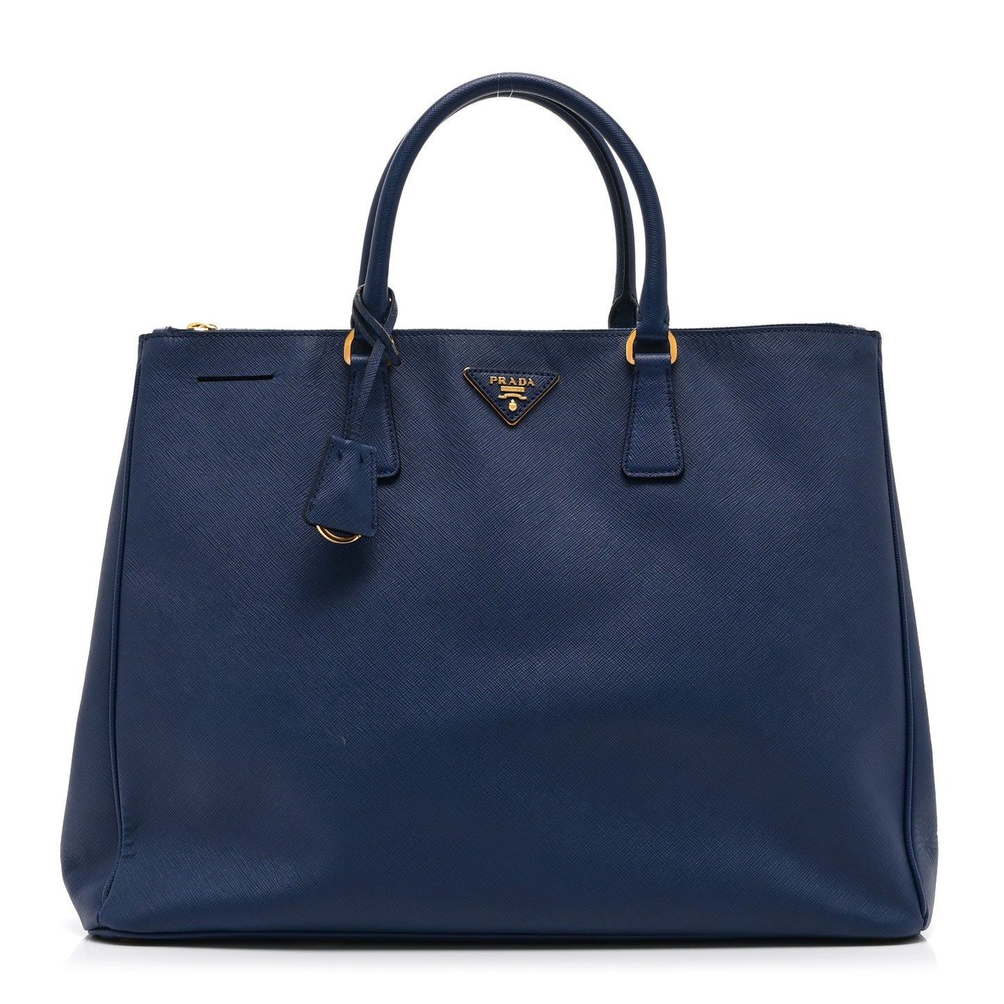 Saffiano Lux Extra Large Galleria Double Zip Tote Bluette
