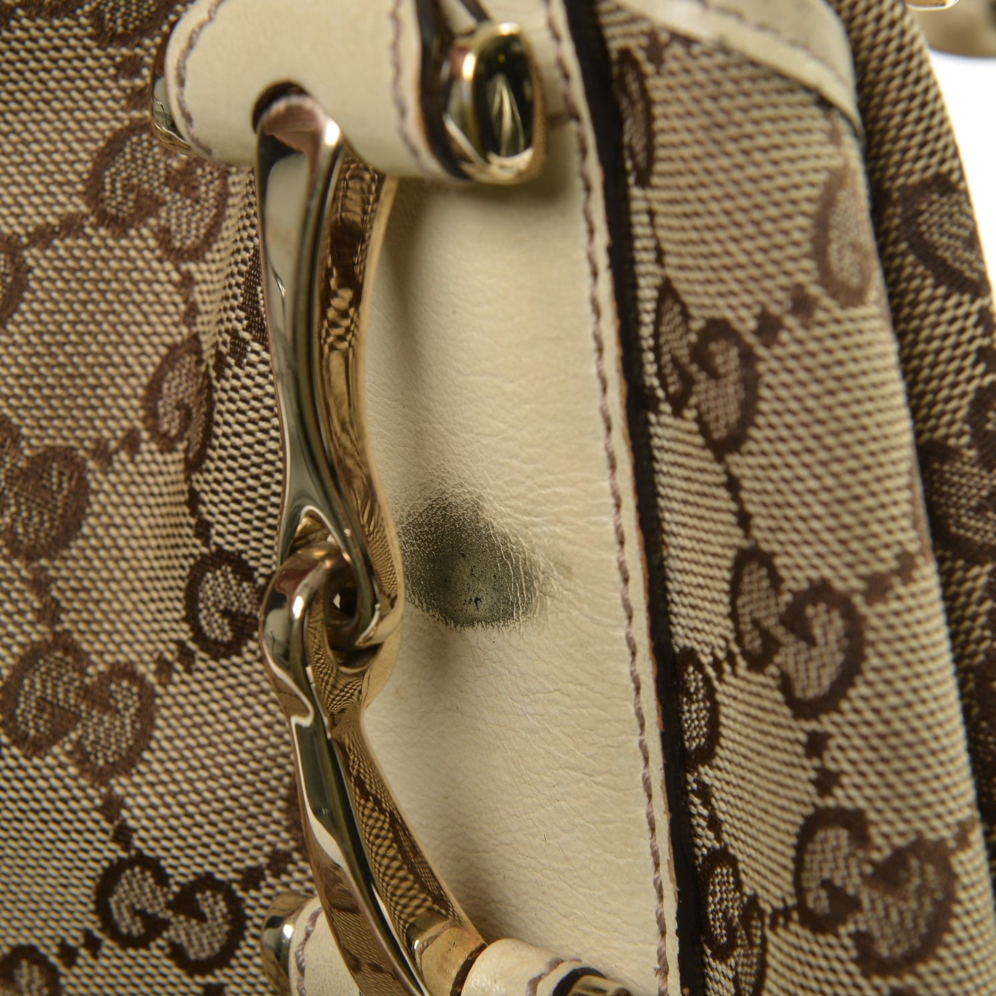 Monogram Medium Pelham Shoulder Bag Off White