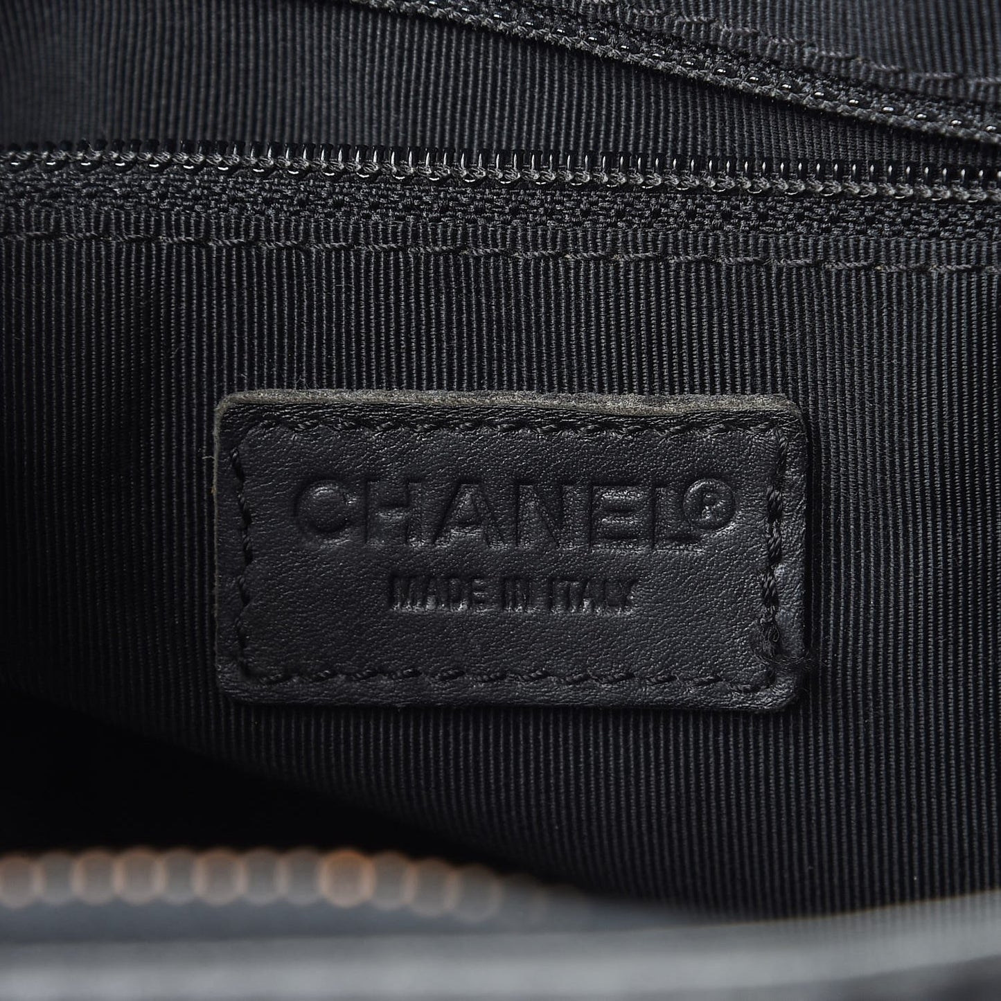 Calfskin Contrast Stitch Surpique Bowler Black