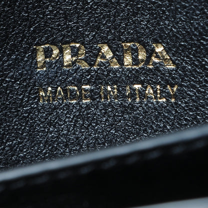 Prada Saffiano Cuir Medium Double Bag Cammeo Black 12 of 14