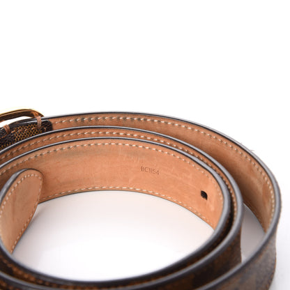 Louis Vuitton Damier Ebene Mini 25mm Belt 85 34 6 of 10