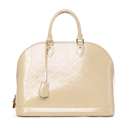 Louis Vuitton Vernis Alma GM Blanc Corail 1 of 22