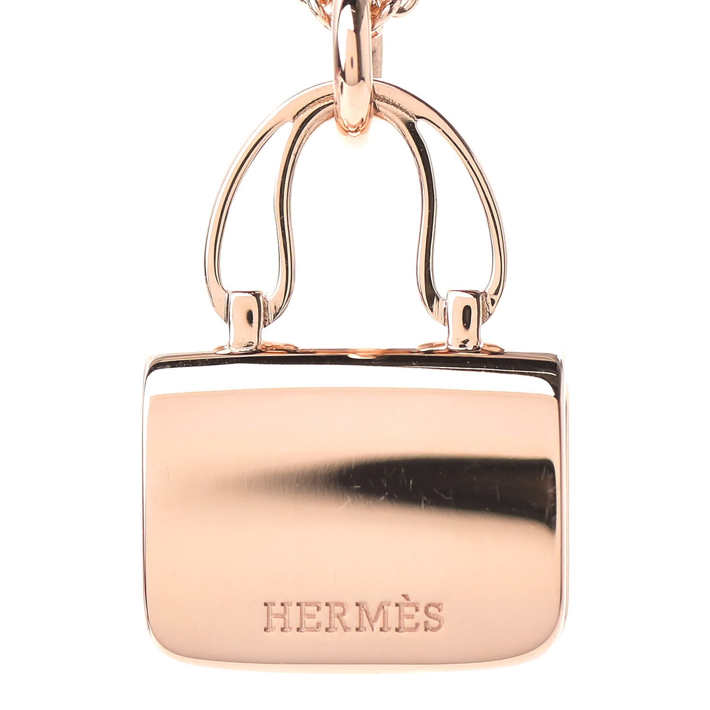 18K Rose Gold Pink Sapphire Constance Amulettes Pendant Necklace