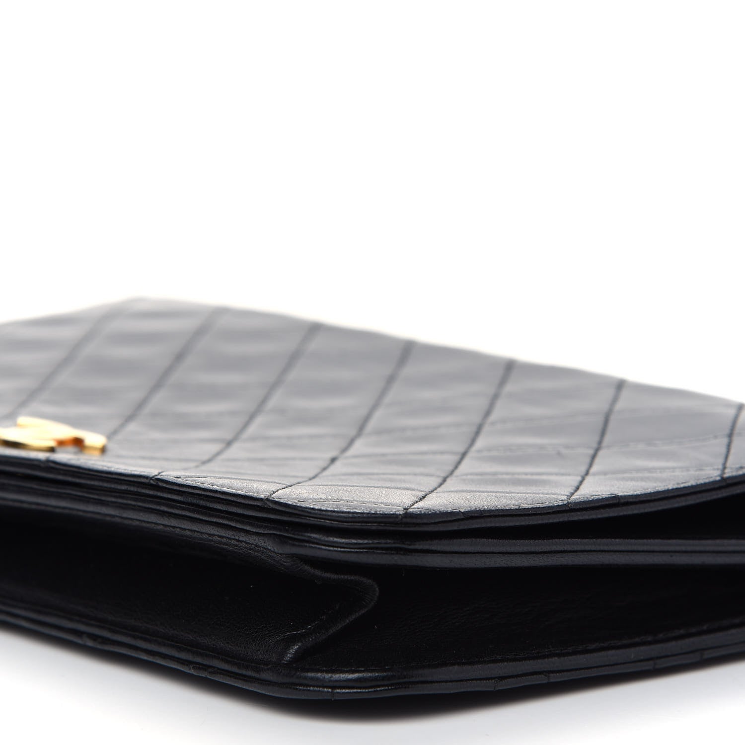 Chanel Lambskin Quilted Medium Single Flap Black 8 of 8