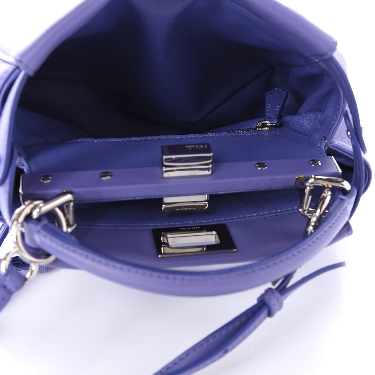 Nappa Mini Peekaboo Iconic Satchel Viola Cassis