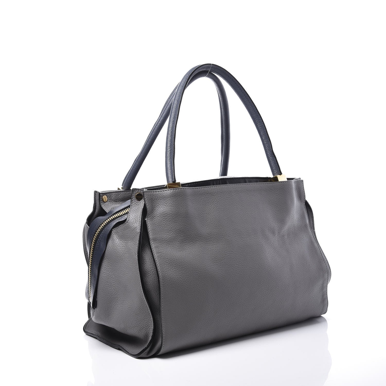 Chloe Smooth Calfskin Dree Shoulder Bag Dark Cashmere Grey 2 of 10