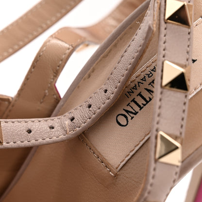 Valentino Garavani Patent Nappa Rockstud Ankle Strap 100mm Pumps 41 Rose Violet Poudre 10 of 11