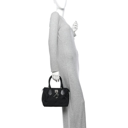 Christian Dior Nylon Monogram Lovely Boston Black 2 of 10