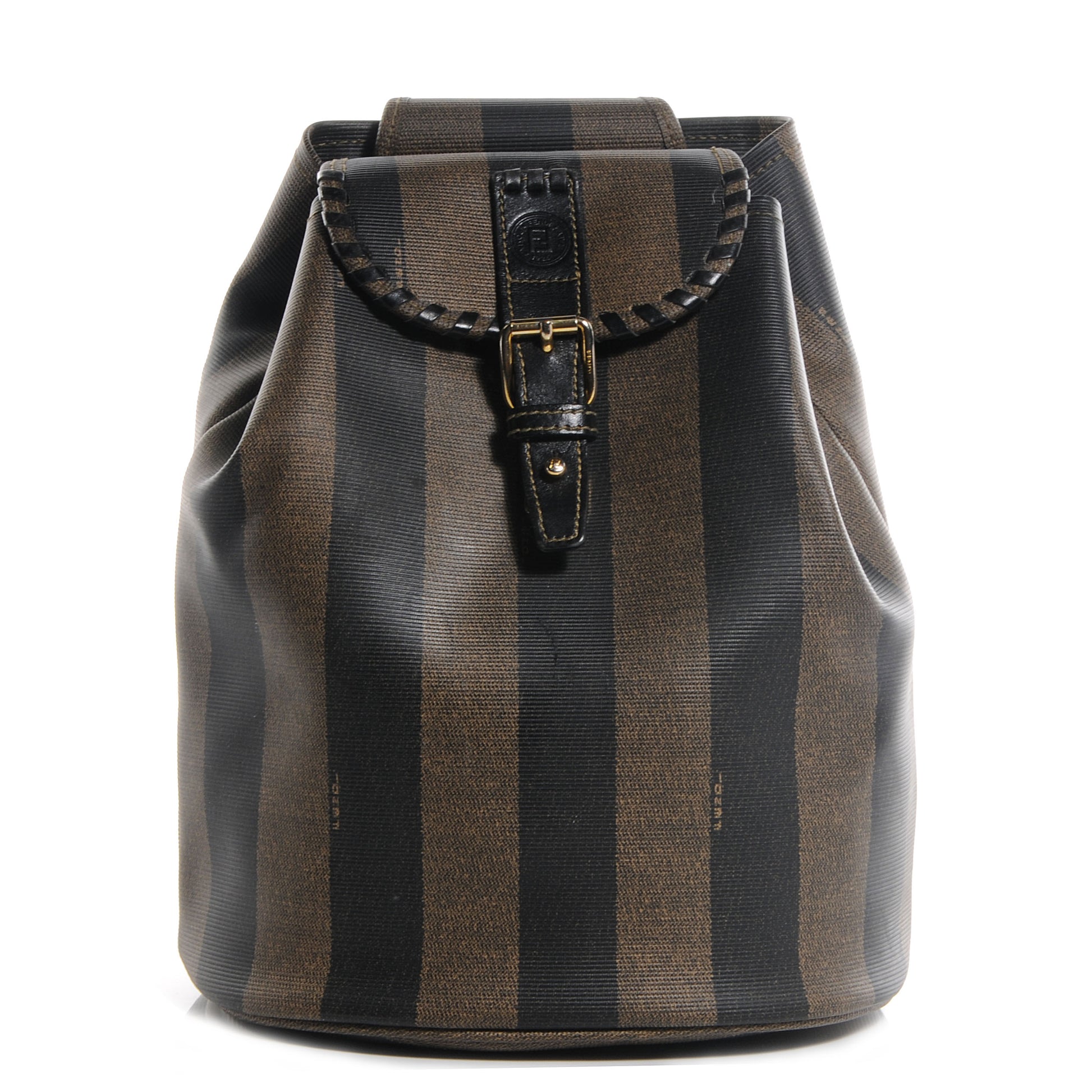 Fendi Coated Canvas Pequin Backpack Tobacco 1 of 7