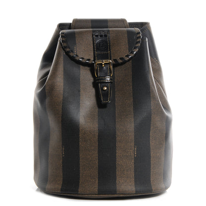 Fendi Coated Canvas Pequin Backpack Tobacco 1 of 7