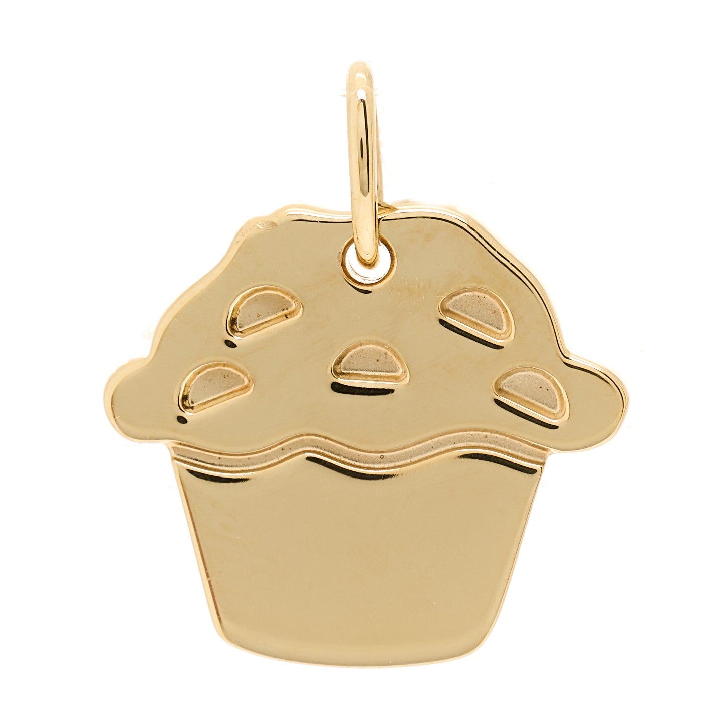 18K Yellow Gold Love Muffin Charm