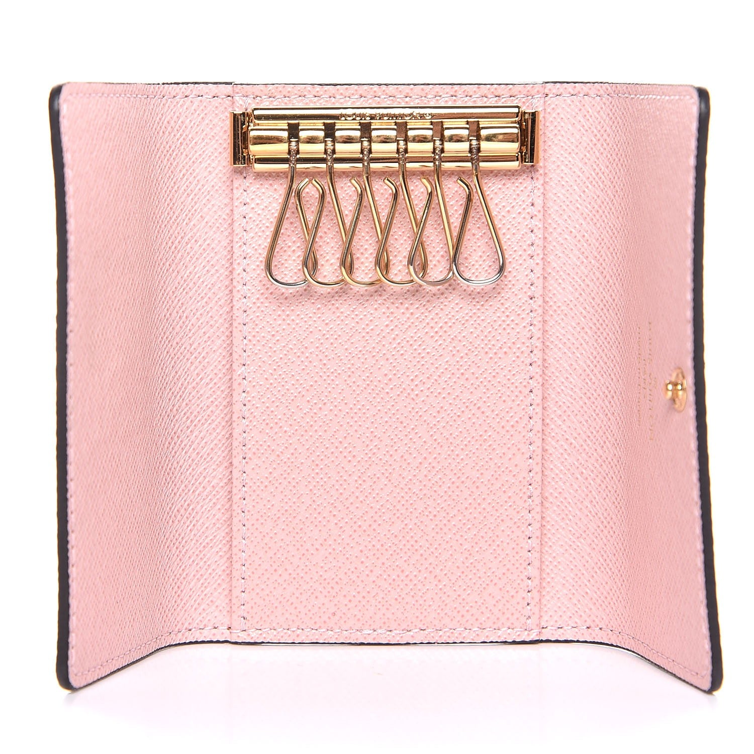 Louis Vuitton Damier Ebene Multicles 6 Key Holder Rose Ballerine 5 of 8