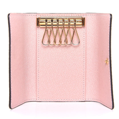 Louis Vuitton Damier Ebene Multicles 6 Key Holder Rose Ballerine 5 of 8