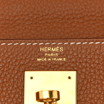 Hermes Togo Kelly Retourne 28 Gold 6 of 13