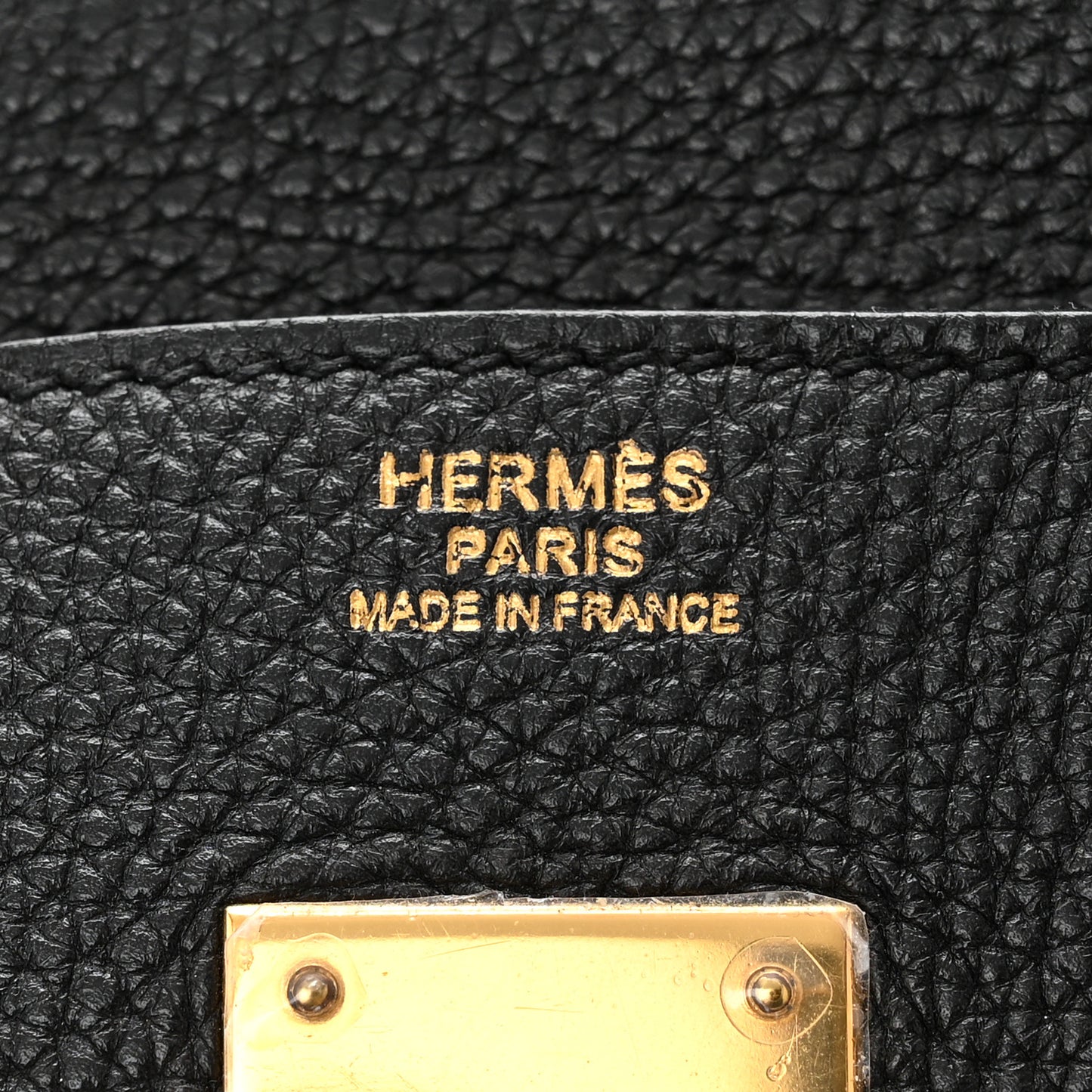 Togo Birkin 30 Black