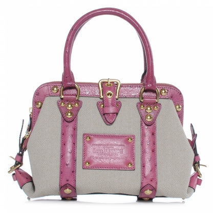 Louis Vuitton Toile Ostrich Trianon Sac de Nuit MM Lilac 1 of 8