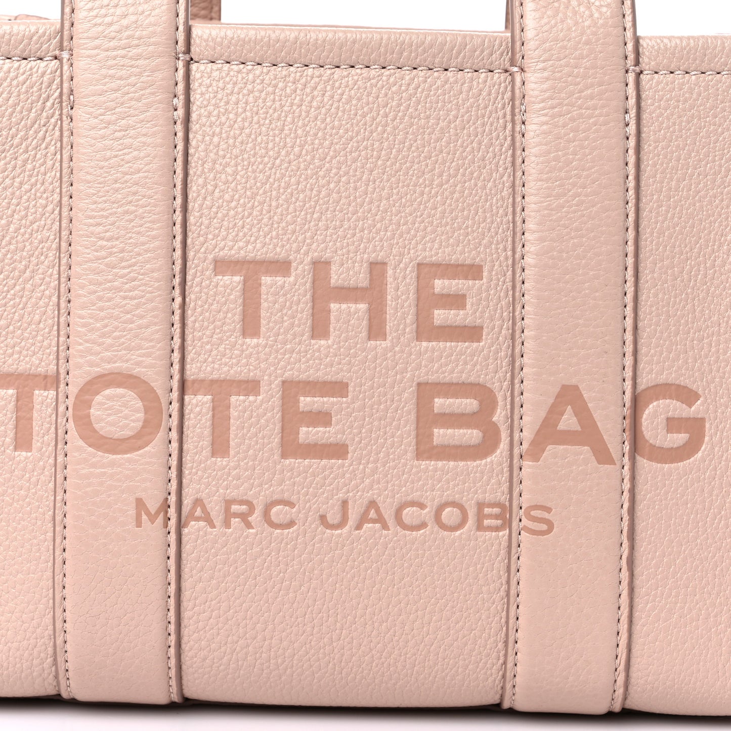 Grained Calfskin Small The Tote Bag Rose Dust