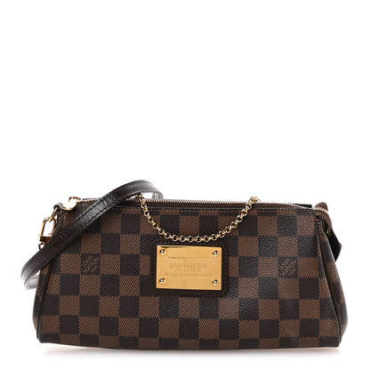 Louis Vuitton Damier Ebene Eva Clutch 1 of 10