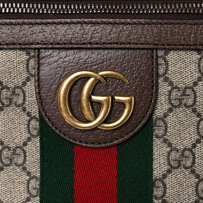 Gucci GG Supreme Monogram Web Small Ophidia Messenger Bag Brown 8 of 13