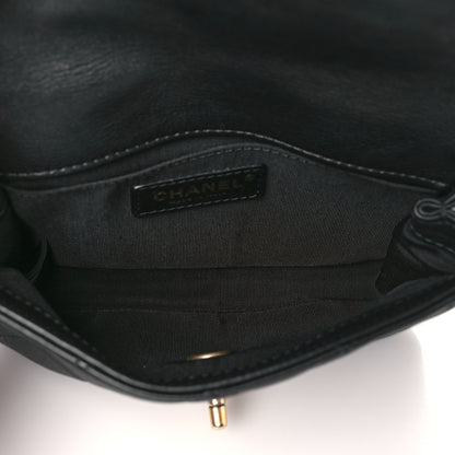 Chanel Calfskin Quilted Flap Waist Bag Black 5 of 10