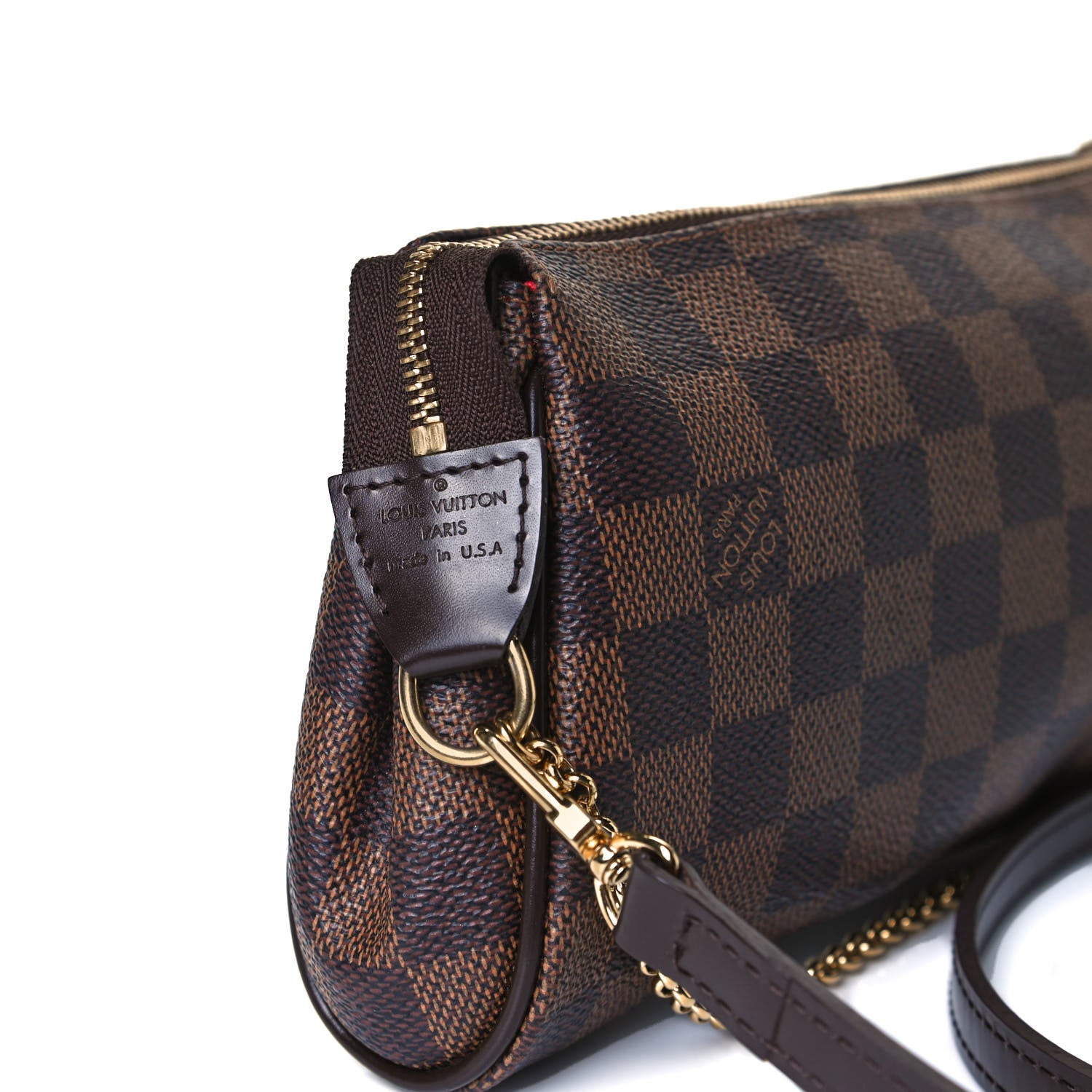 Louis Vuitton Damier Ebene Eva Clutch 6 of 11
