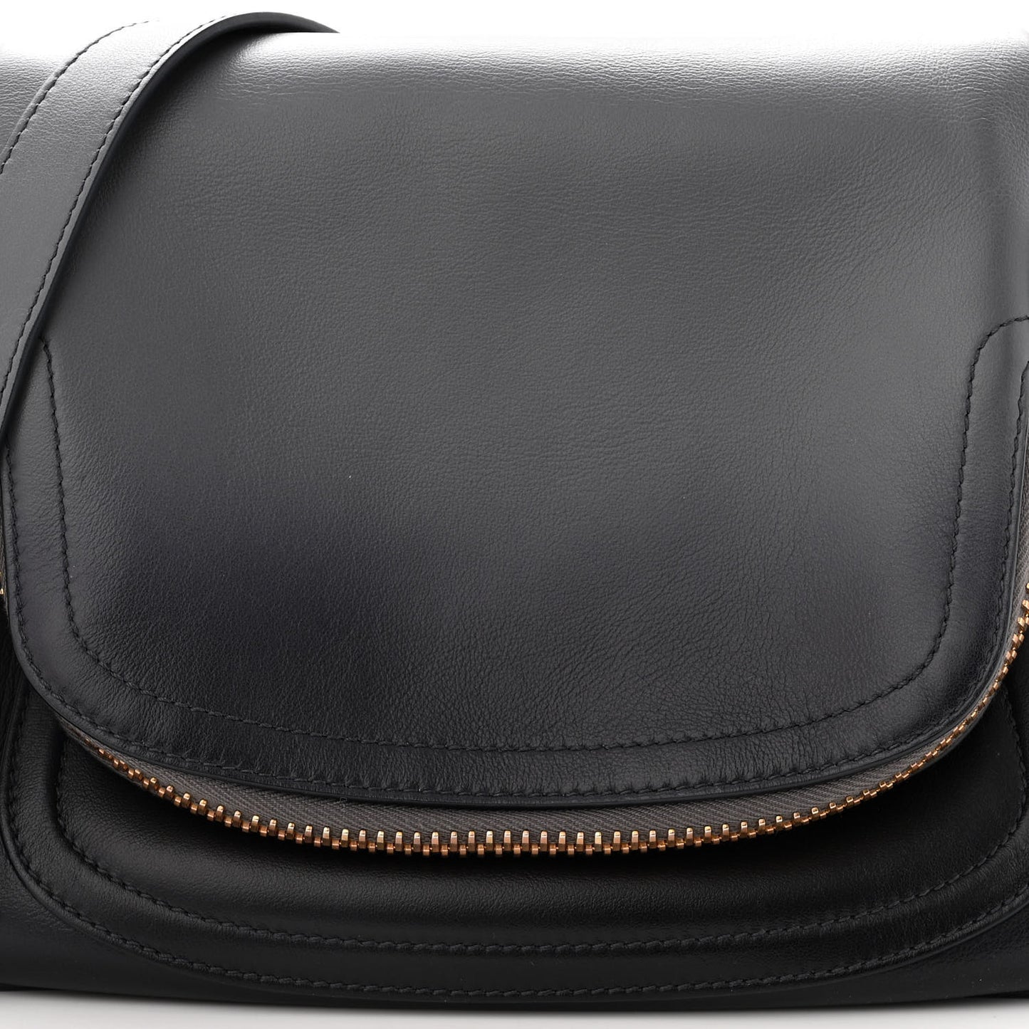 Calfskin Medium Shaded Jennifer Crossbody Bag Grey