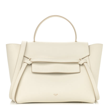 Celine Grained Calfskin Mini Belt Bag White 1 of 11