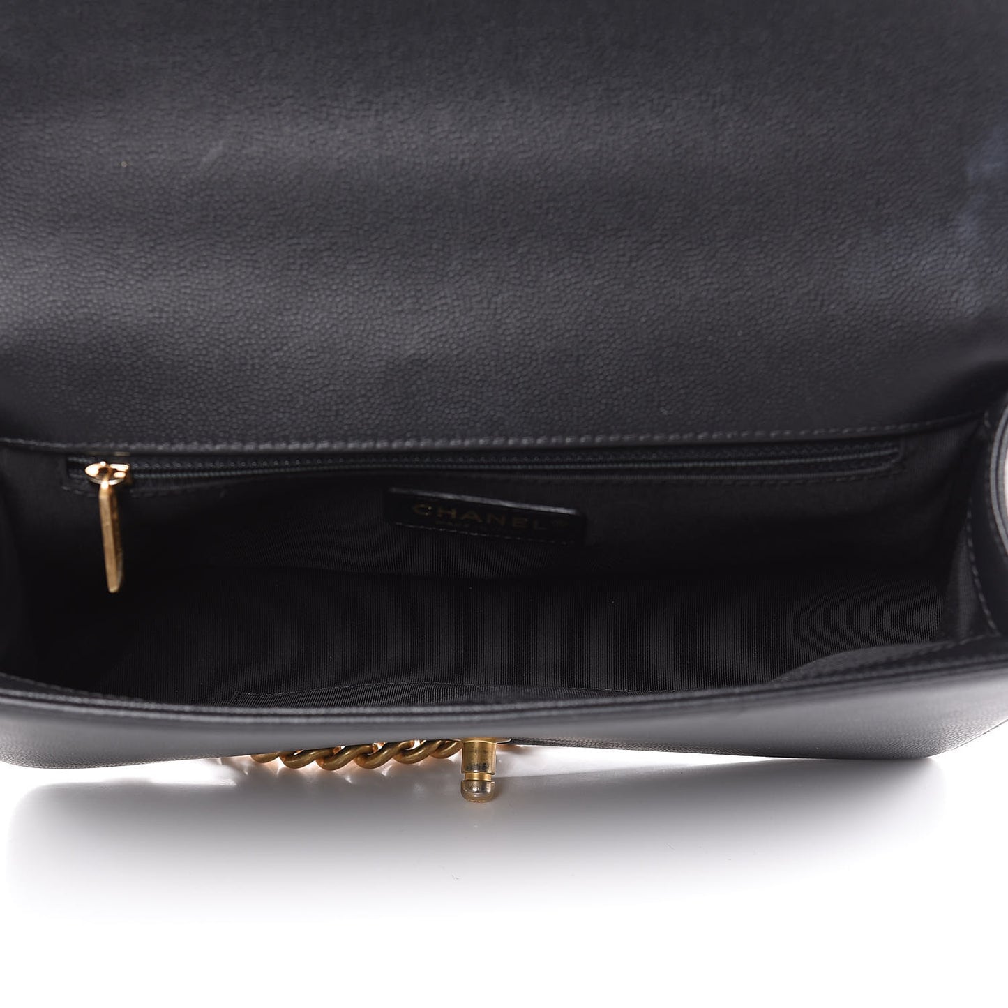 Caviar Quilted New Medium Boy Flap Black
