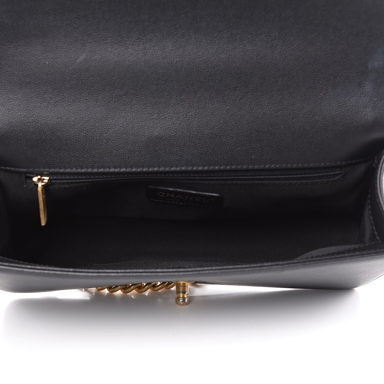 Chanel Caviar Quilted New Medium Boy Flap Black 6 of 13