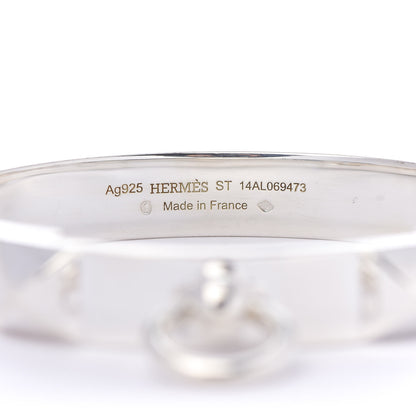 Hermes Sterling Silver PM Collier De Chien Bracelet ST 4 of 5