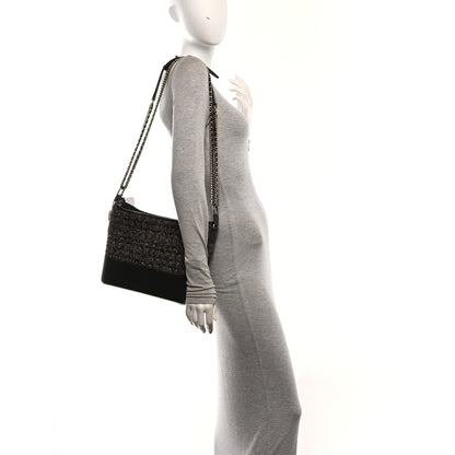 Chanel Tweed Calfskin Medium Gabrielle Hobo Brown 2 of 10