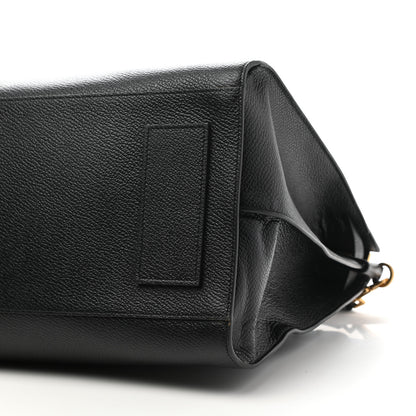 Saint Laurent Grained Calfskin 72H Sac De Jour Black 9 of 10