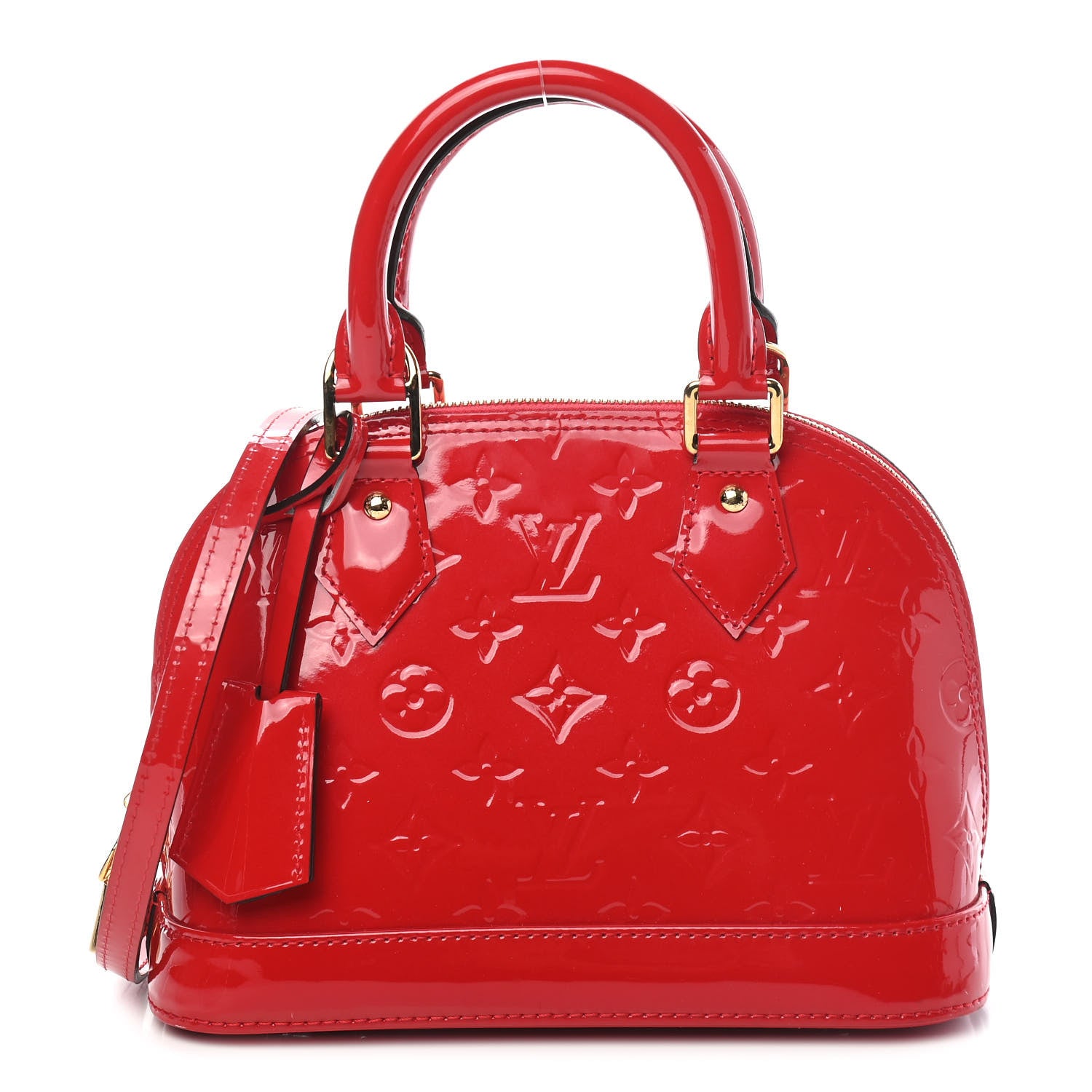 Louis Vuitton Vernis Alma BB Cherry 1 of 8