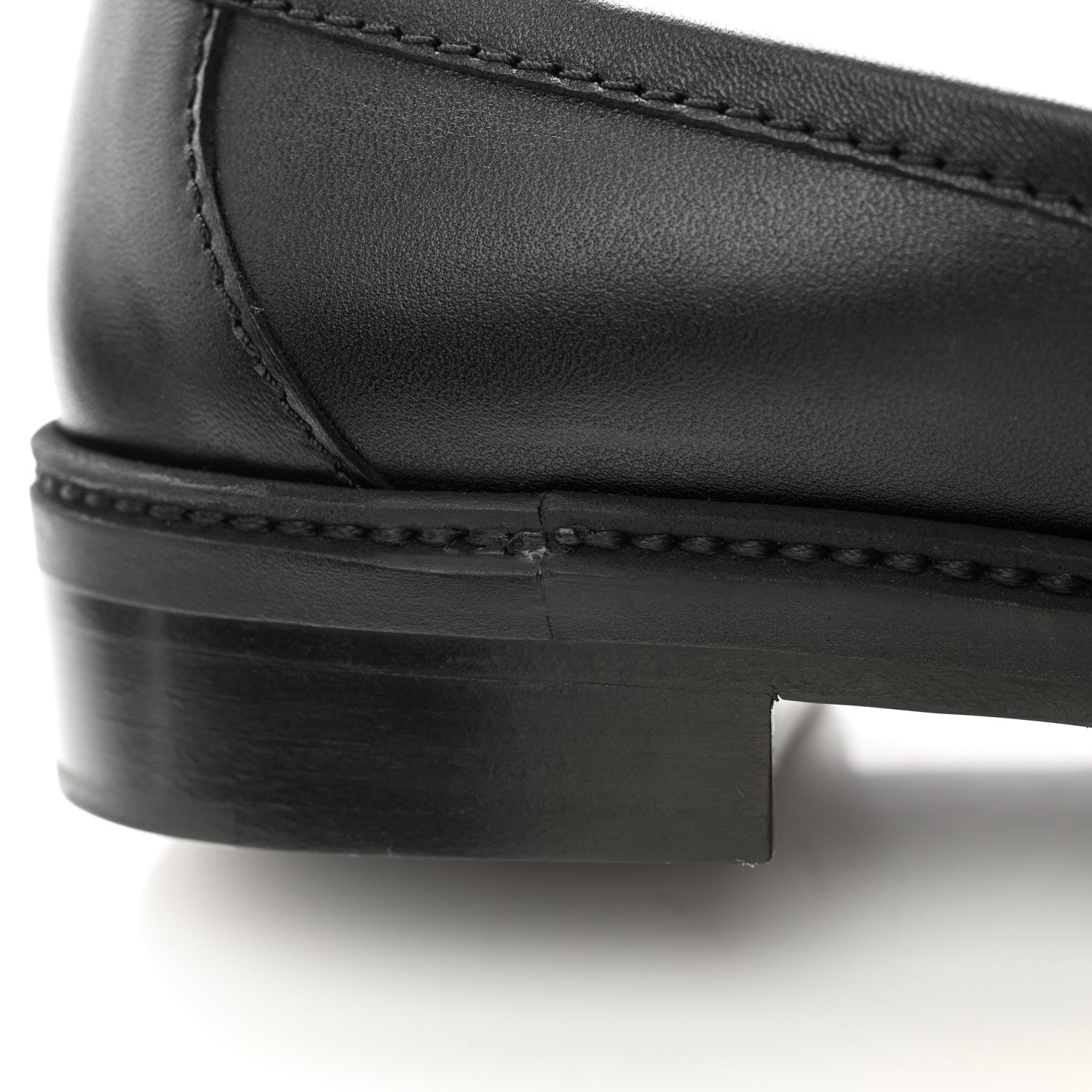 Chanel Lambskin Quilted CC Turnlock Loafers 37 Black 9 of 10