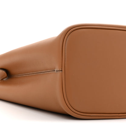 Prada Soft Grained Secchiello Bucket Bag Caramel 9 of 10