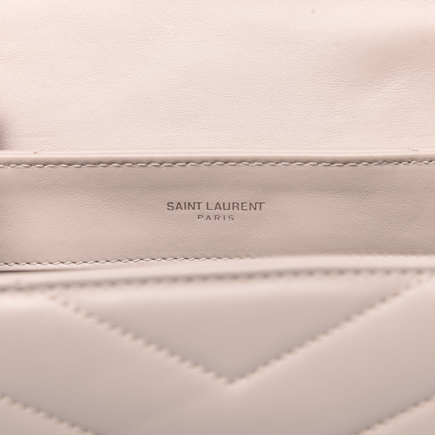 Saint Laurent Calfskin Y Quilted Monogram Toy Loulou Crossbody Bag Marble Pink 6 of 10