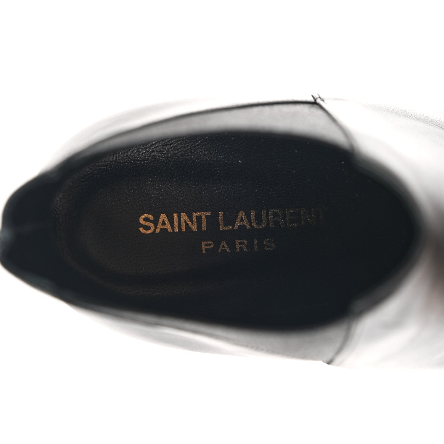 Saint Laurent Calfskin Classic Paris Ela 110 Ankle Boots 36 Black 7 of 10