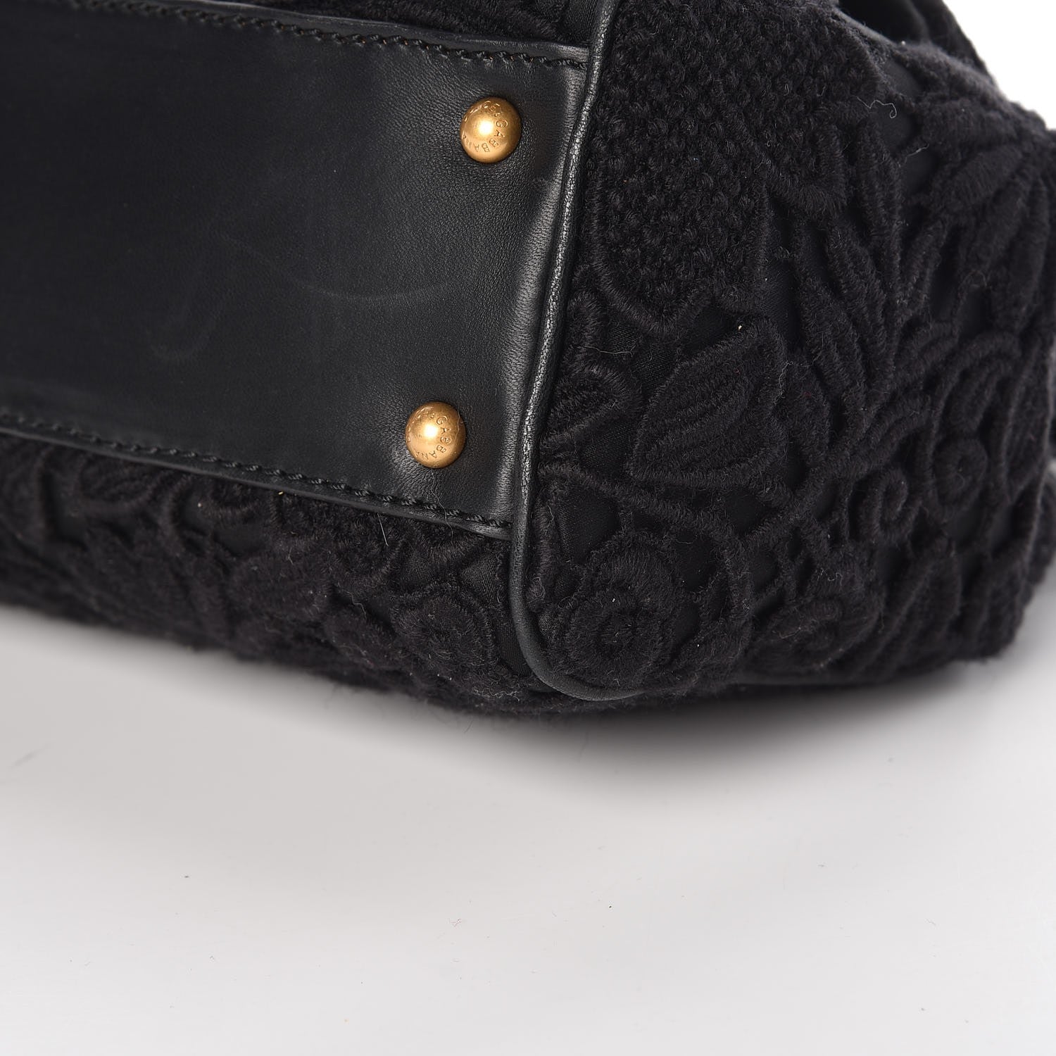 Dolce & Gabbana Calfskin Medium Embroidered Laser Cut Miss Sicily Satchel Black 10 of 10