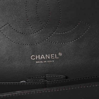 Chanel Caviar Quilted Jumbo Double Flap Dark Grey 6 of 10