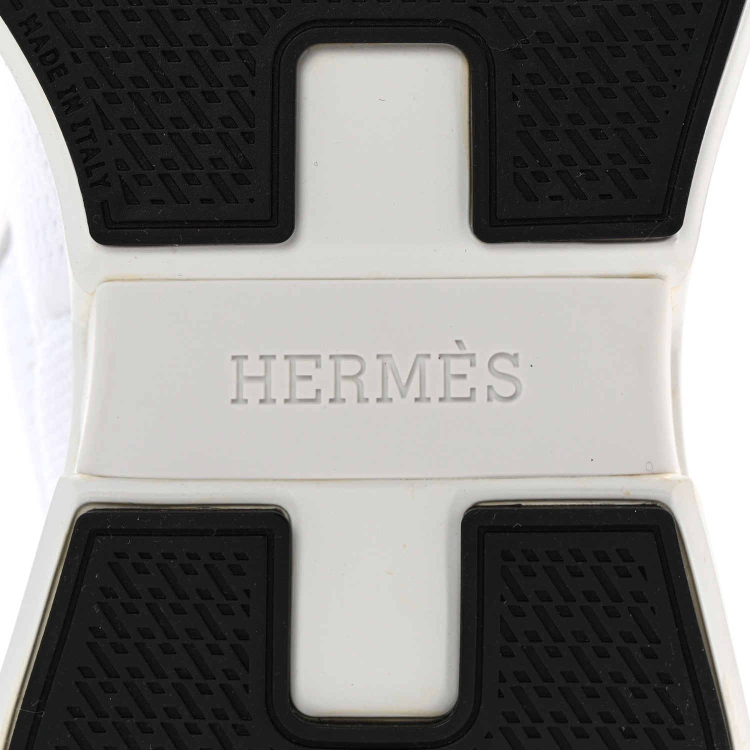 Hermes Technical Knit Suede Heros Sneakers 36 White 7 of 10