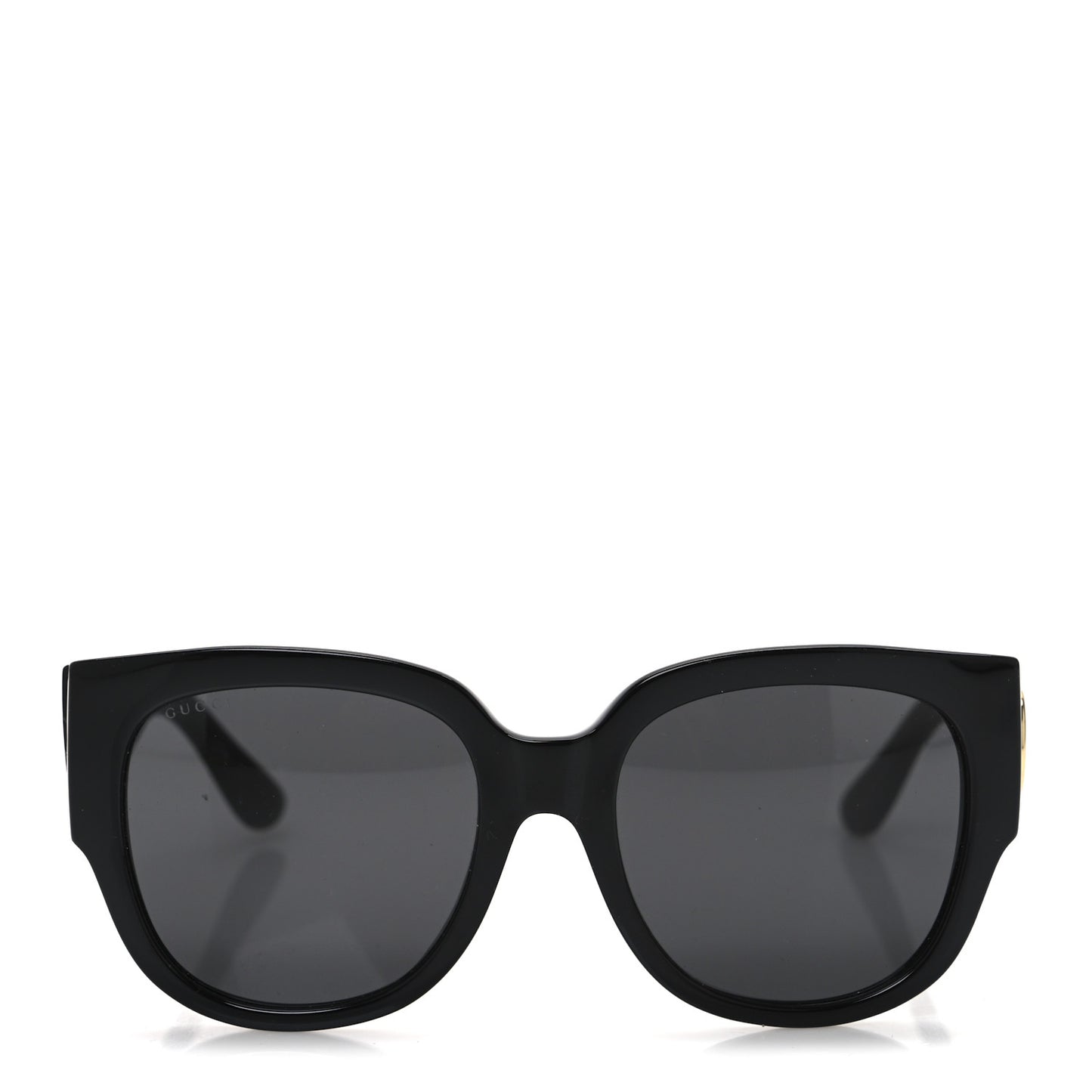 Acetate Square Frame Sunglasses GG0142SA Black