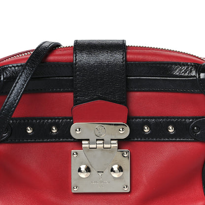 Louis Vuitton Calfskin Petite Malle Soft MM Rouge 7 of 9