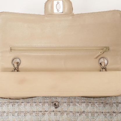 Chanel Tweed Medium Double Flap Beige 6 of 9