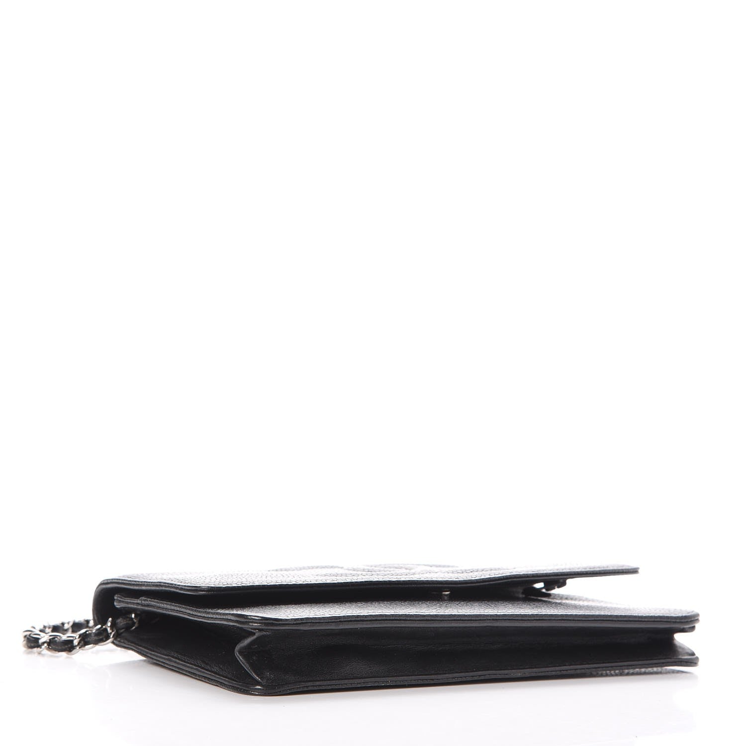 Chanel Caviar Timeless CC Wallet On Chain WOC Black 4 of 9