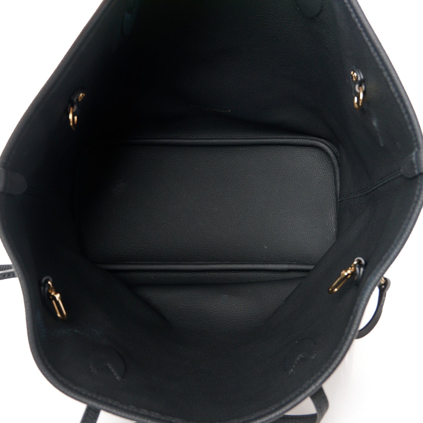 Monogram Calfskin Neo Neverfull Inside Out MM Black