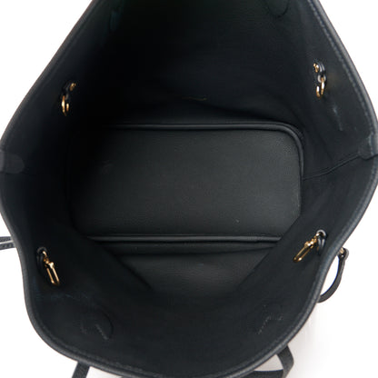 Louis Vuitton Monogram Calfskin Neo Neverfull Inside Out MM Black 6 of 15
