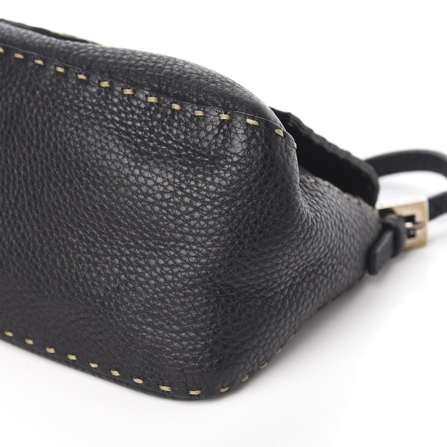 Calfskin Romano Selleria Baguette Black